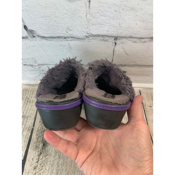 CROCS Girl’s Platform Fur Lined Clogs / Size: C10 - Picture 8 of 8